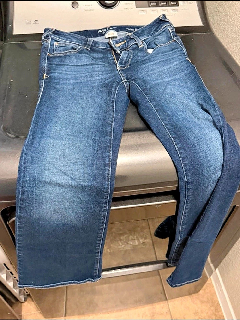 Ariat Denim Perfect Rise Boot Cut Jeans in Blue